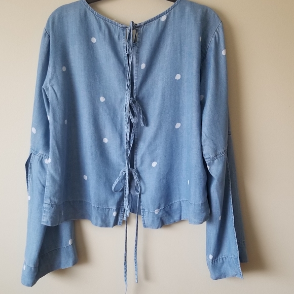 Anthropologie Cloth and Stone tie back top - Picture 7 of 9